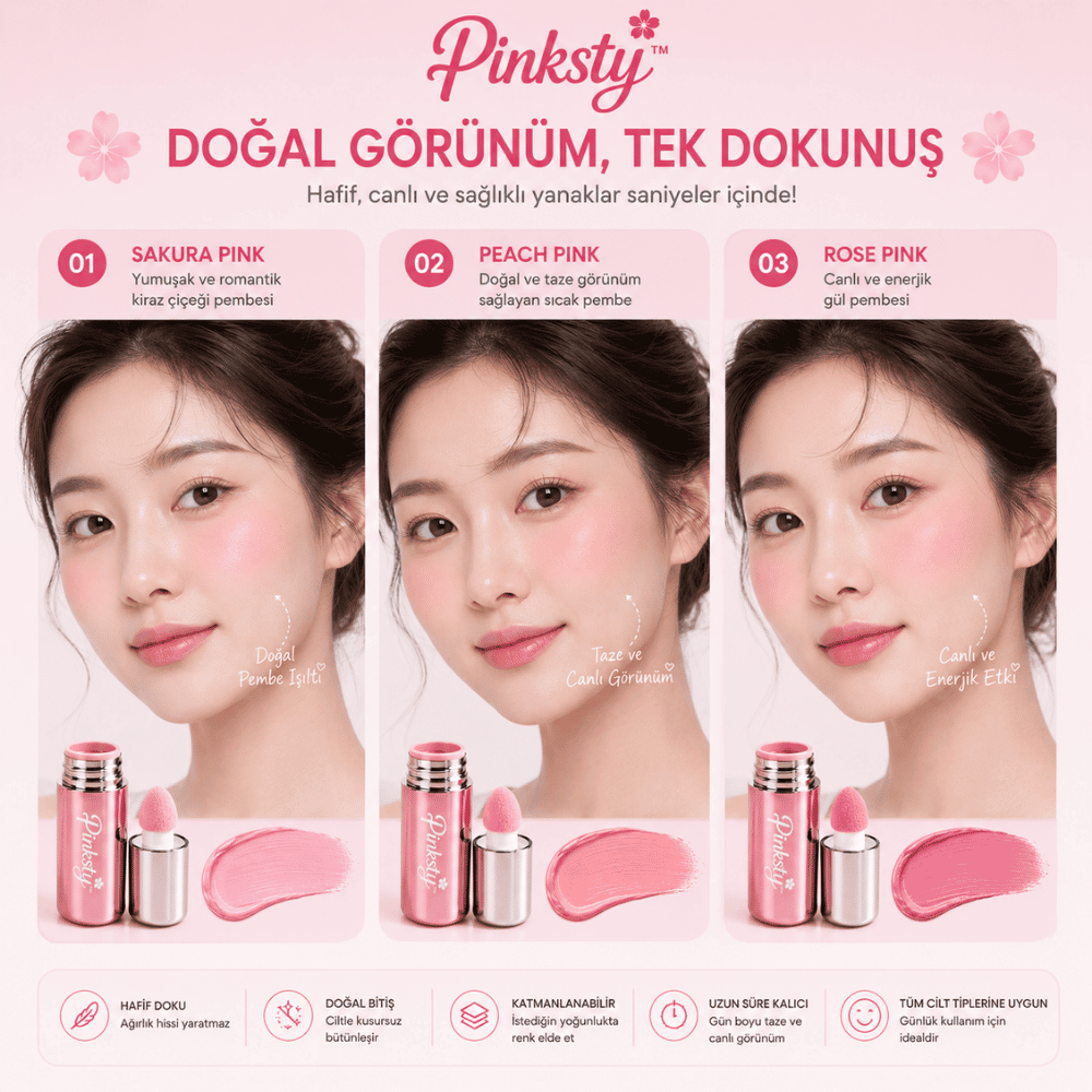 Pinksty Kadife Likit Allık